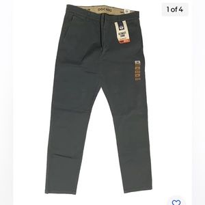 Dockers mens pant size 36X32 new ultimate chino slim fit smart 360 flex $66 gree